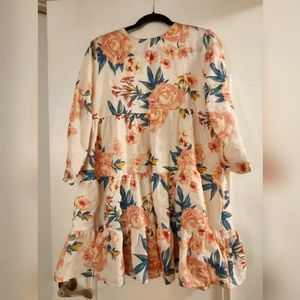 Shein floral short dress medium